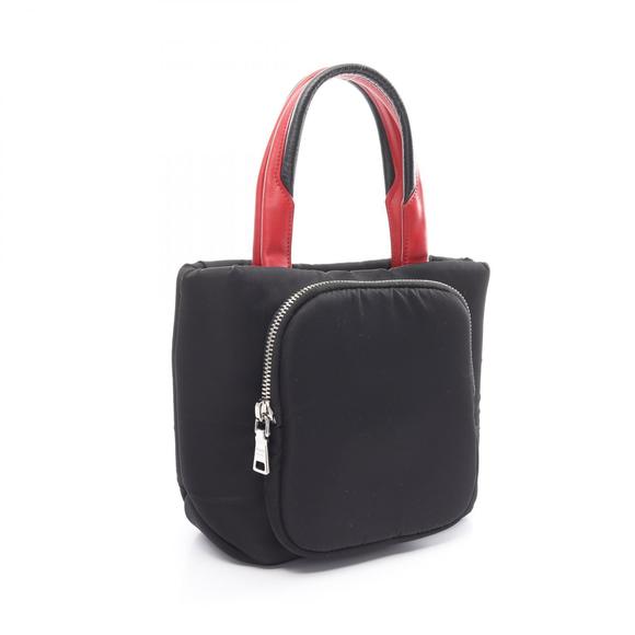 Prada Nylon Tessuto Handbag Pocket Red Black - Picture 1 of 8